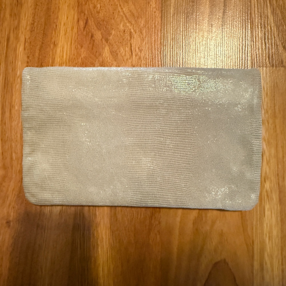 Ann Taylor Elegant Cream Evening Clutch